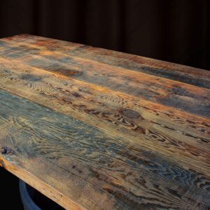 Reclaimed Doug Fir Table With Bench Seats, T100