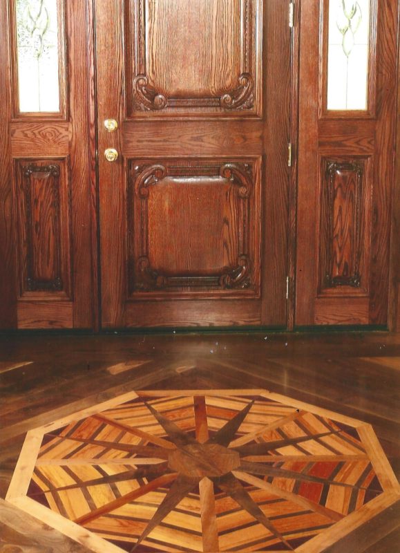 Carter Construction, ornamental custom hardwood floors Lake County CA 